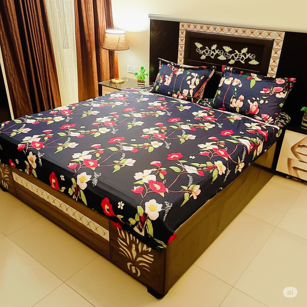 Designer Printed Bedsheet
